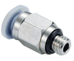 Conector recto tubo 1/8  rosca 1/8 - Norgren