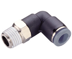 Codo 90° rotable tubo 3/8  rosca 3/8 BSP - Norgren