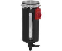 Vaso plástico con guarda dren manual serie 84 - Norgren