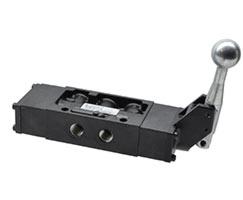 Válvula 5/3 3/8  NPT TPB palanca centrada - Norgren