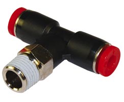 Conector T tubo 10mm rosca 1/4" bsp - Norgren