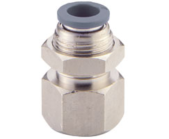 Pasamuro recto hembra tubo 1/4  rosca 1/4 - Norgren