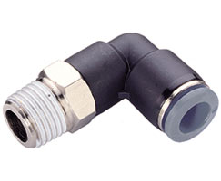 Codo 90° rotable tubo 3/8  rosca 1/4  NPT - Norgren