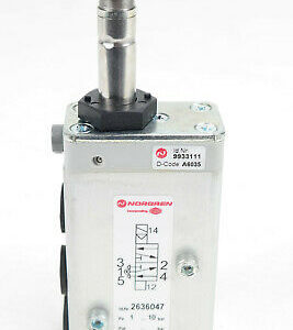 Válvula 5/2 G1/4  simple solenoide sin bobina - Norgren