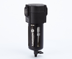 Filtro manual vaso plástico c/protector - Norgren