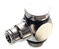 Conector Codo 90° tipo banjo tubo 5 mm rosca 1/8  BSPP - Norgren