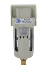 Filtro general puertos de 1/4  elemento filtrante de 5 micras vaso de policarbonato  dren manual  DeWit.