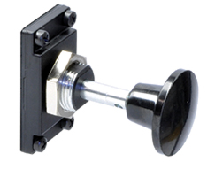 Botón negro sin detén 2 posiciones Nugget 200 -Norgren