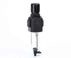 Filtro regulador manual 1/2  vaso plástico c/m - Norgren